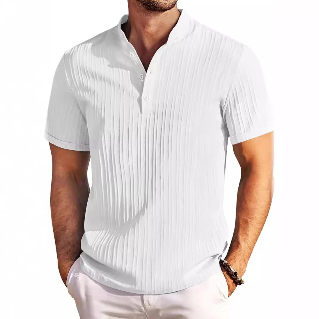 Arjen - Chemise Henley - Confortable - Hommes-2
