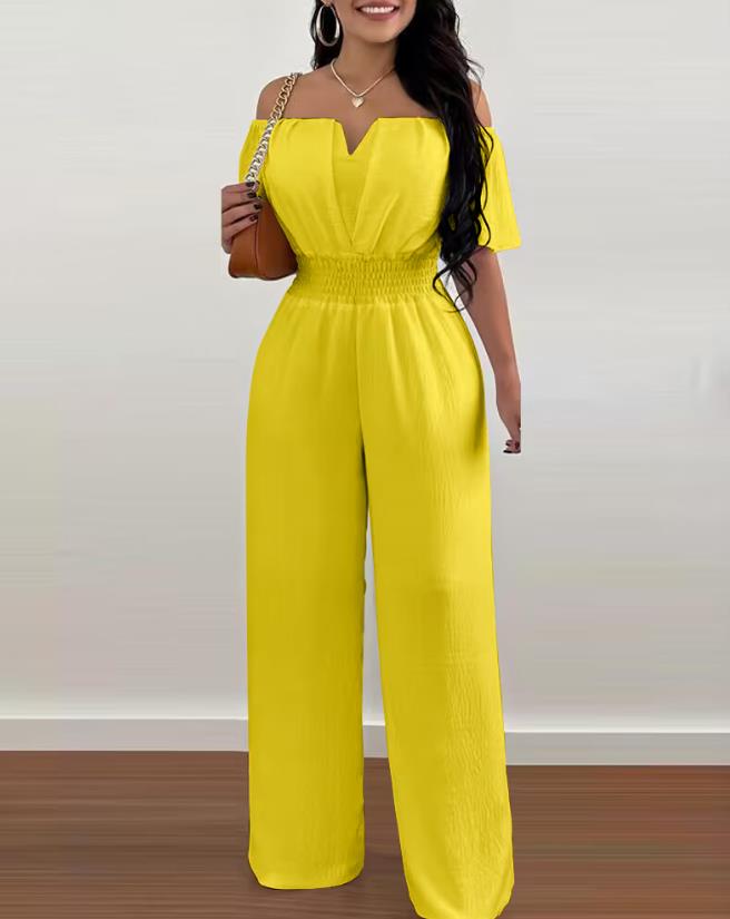 Variant image for Zita - Zwarte Jumpsuit Dames - Feestelijk en Elegant - Off-Shoulder Model-21