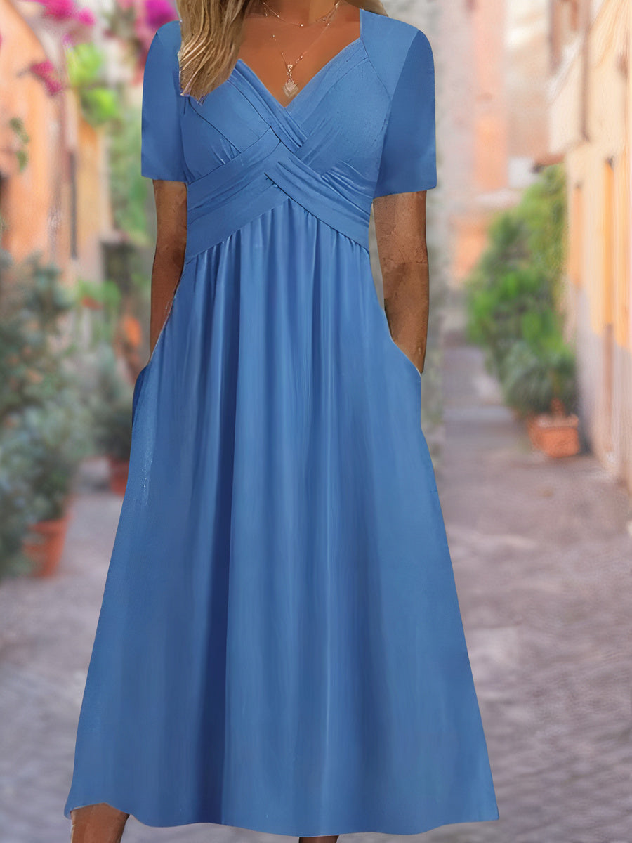 Image variante pour Joeline - Robe d'été élégante - Flatteur et respirant - Femmes-31