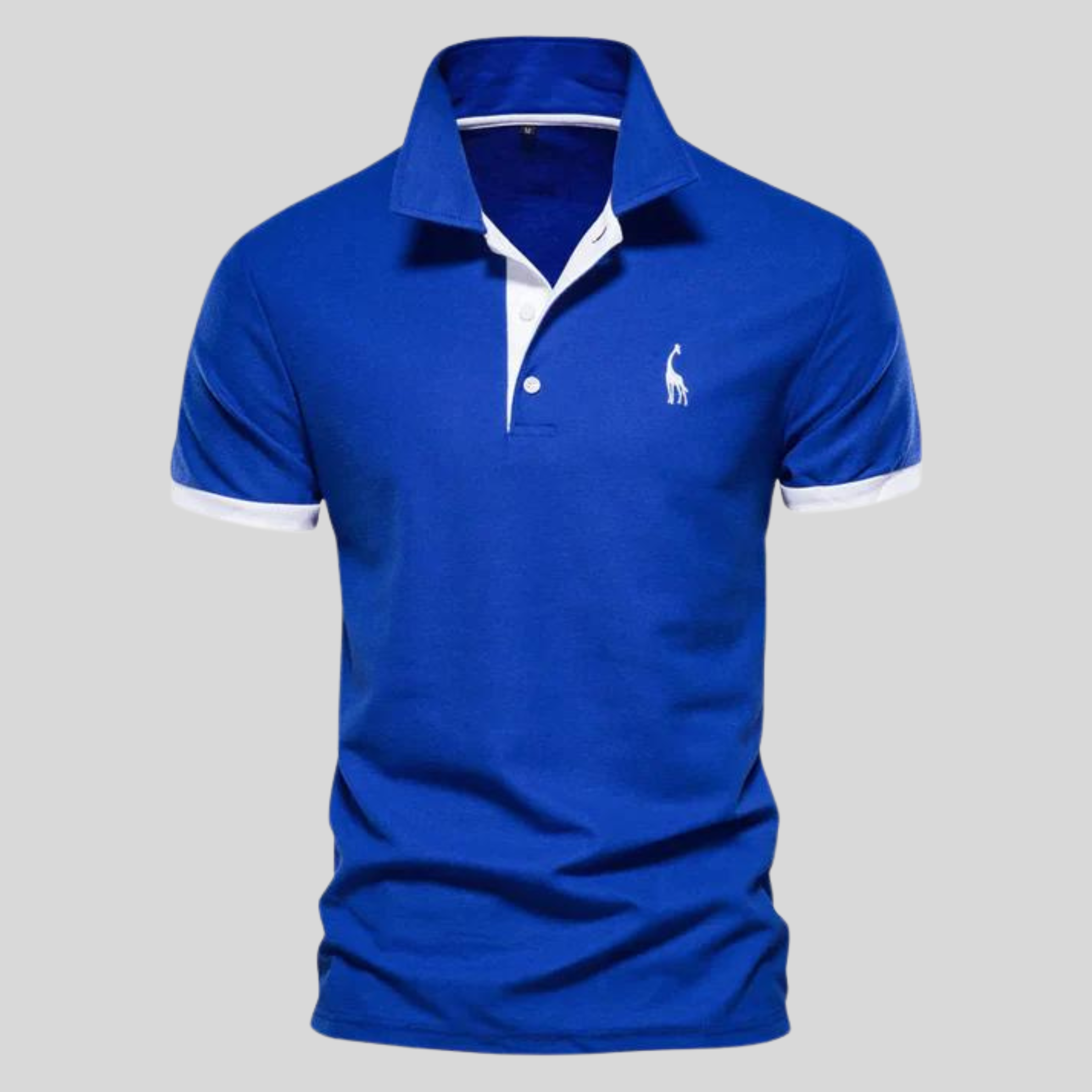 Rico - Polo Bicolore Manches Courtes Slim Fit Homme