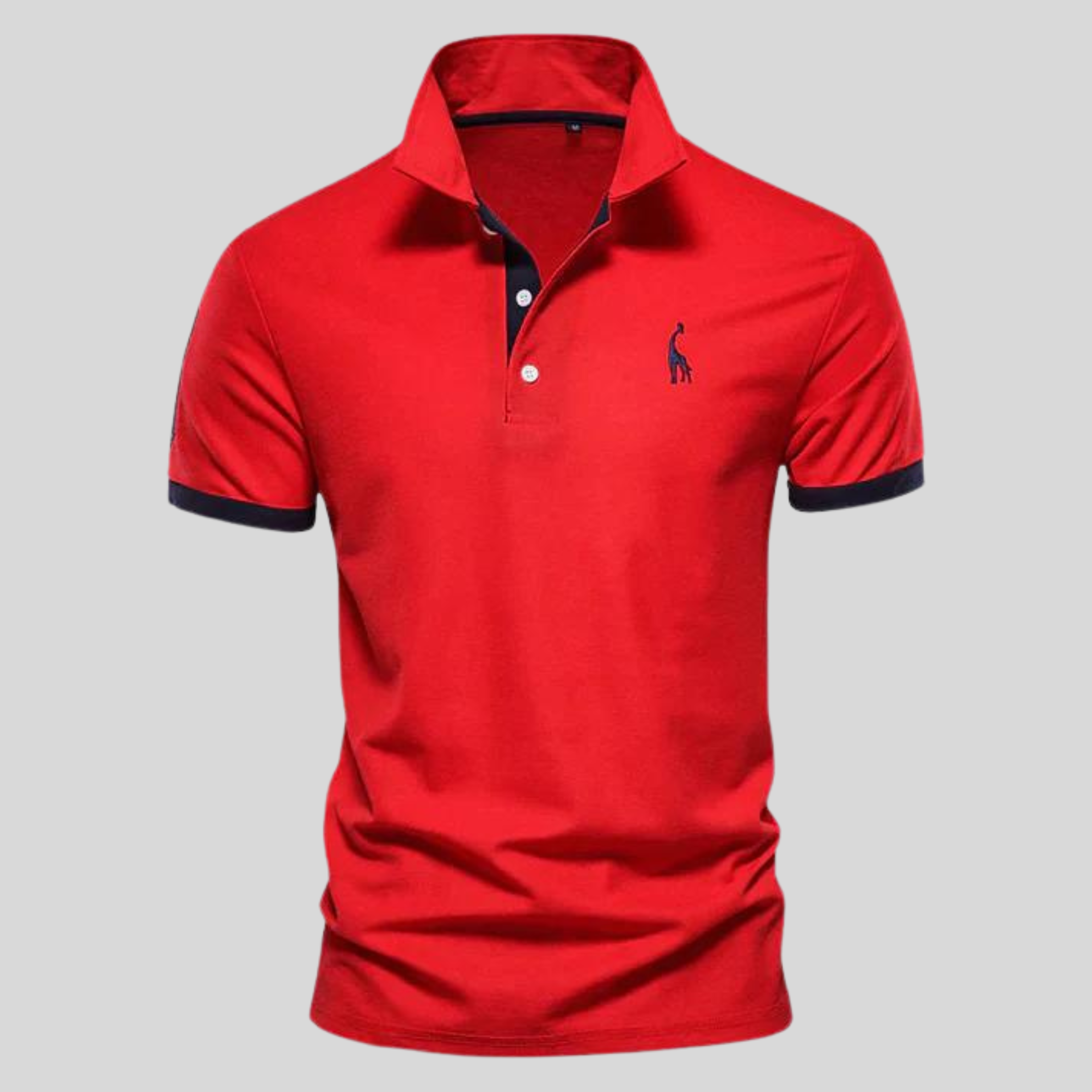 Rico - Polo Bicolore Manches Courtes Slim Fit Homme