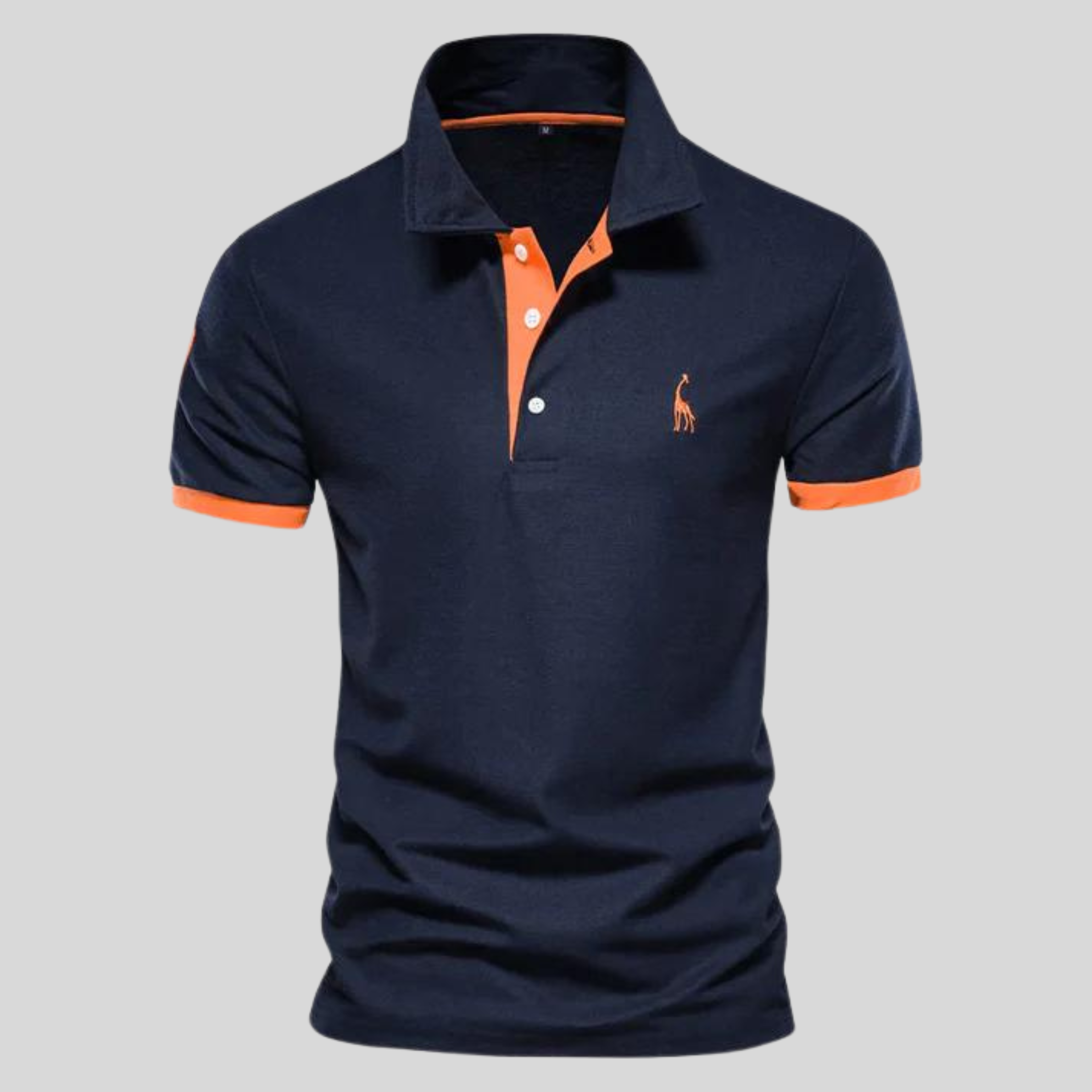 Rico - Polo Bicolore Manches Courtes Slim Fit Homme
