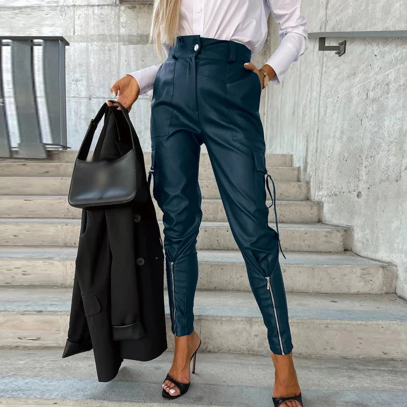 Nadine – Trendy Zip-Up Streetwear Broek