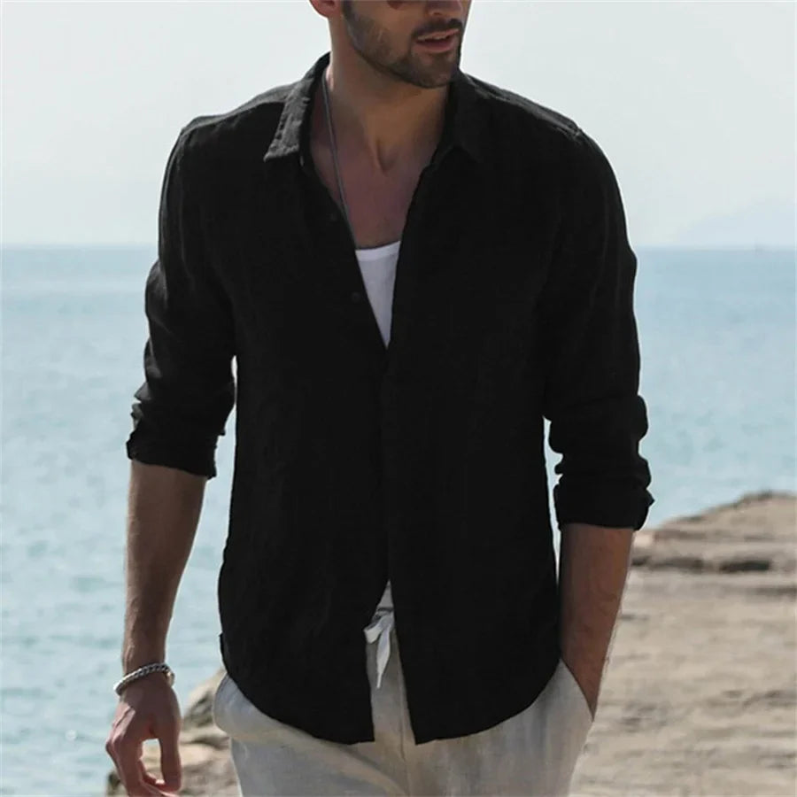Bram - Chemise en Coton Léger - Décontracté - Hommes-1