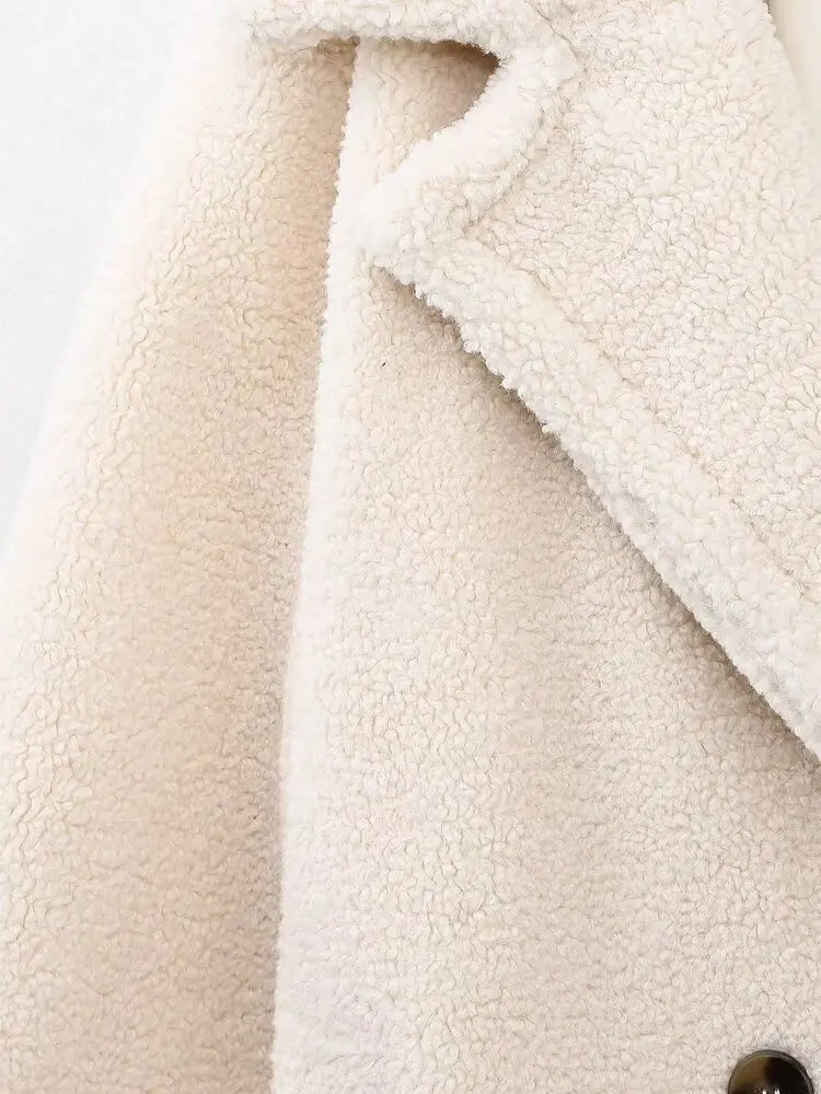 Amélie – Manteau En Teddy Stylé Pour Un Hiver À La Mode