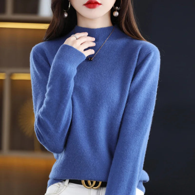 Margaux â Pull chaud col montant pour femme