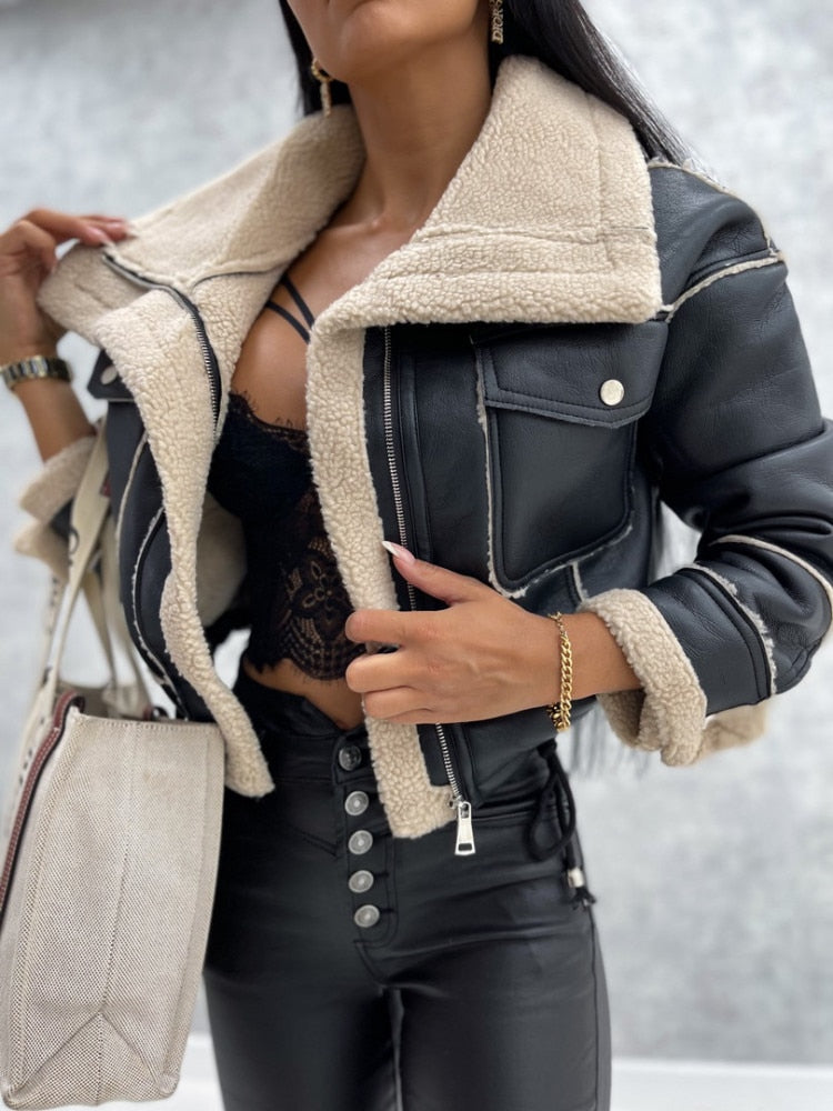 Odille - Blouson aviateur fourré Femme