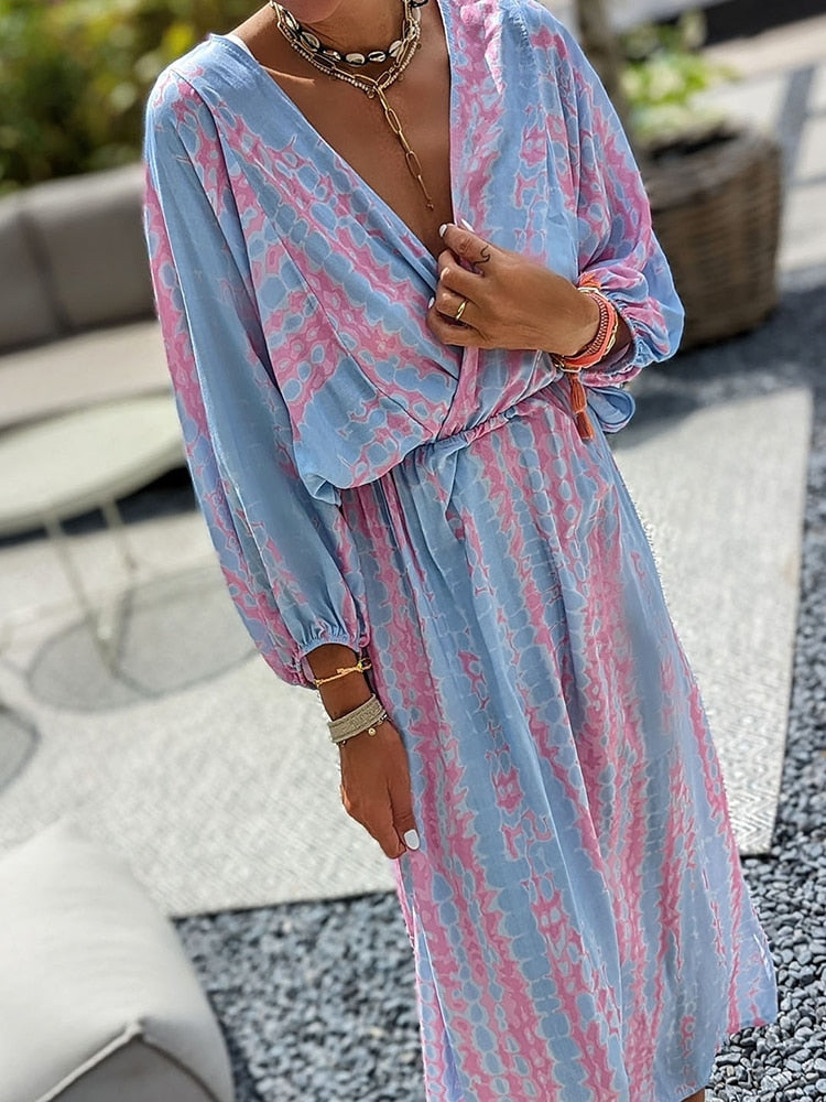 Inès - Robe Midi Élégante