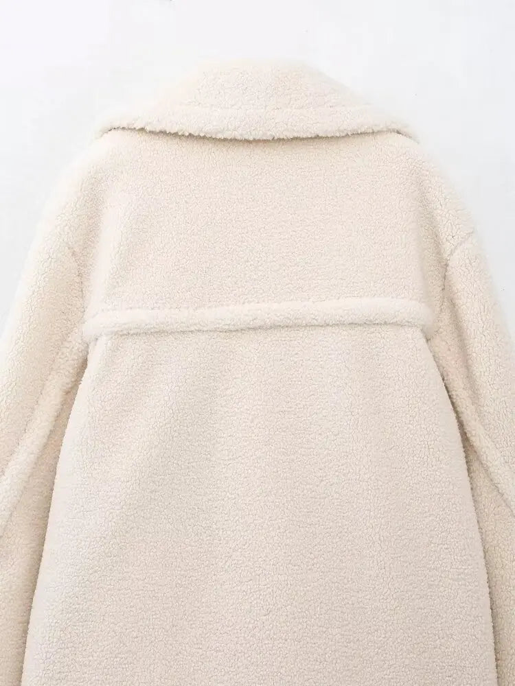 Amélie – Manteau En Teddy Stylé Pour Un Hiver À La Mode
