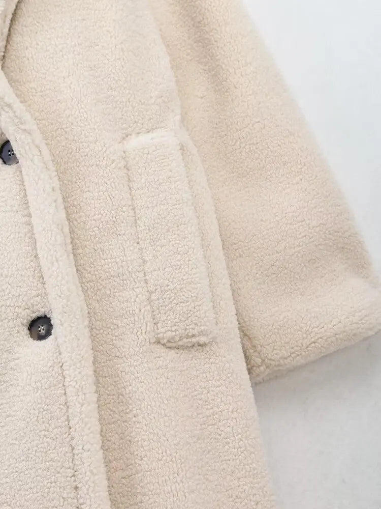 Amélie – Manteau En Teddy Stylé Pour Un Hiver À La Mode