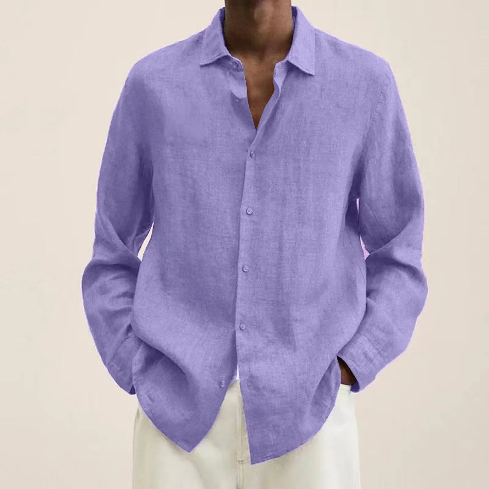 Image variant pour Jeroen - Chemise en Coton Léger - Confortable - Hommes-21