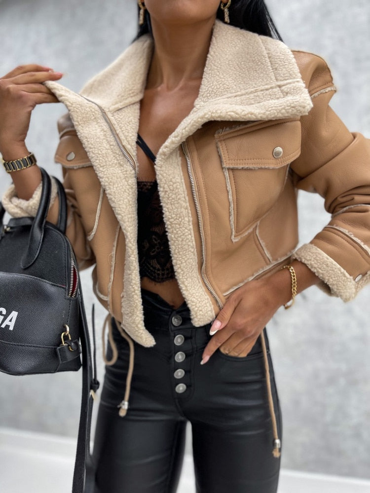 Odille - Blouson aviateur fourré Femme