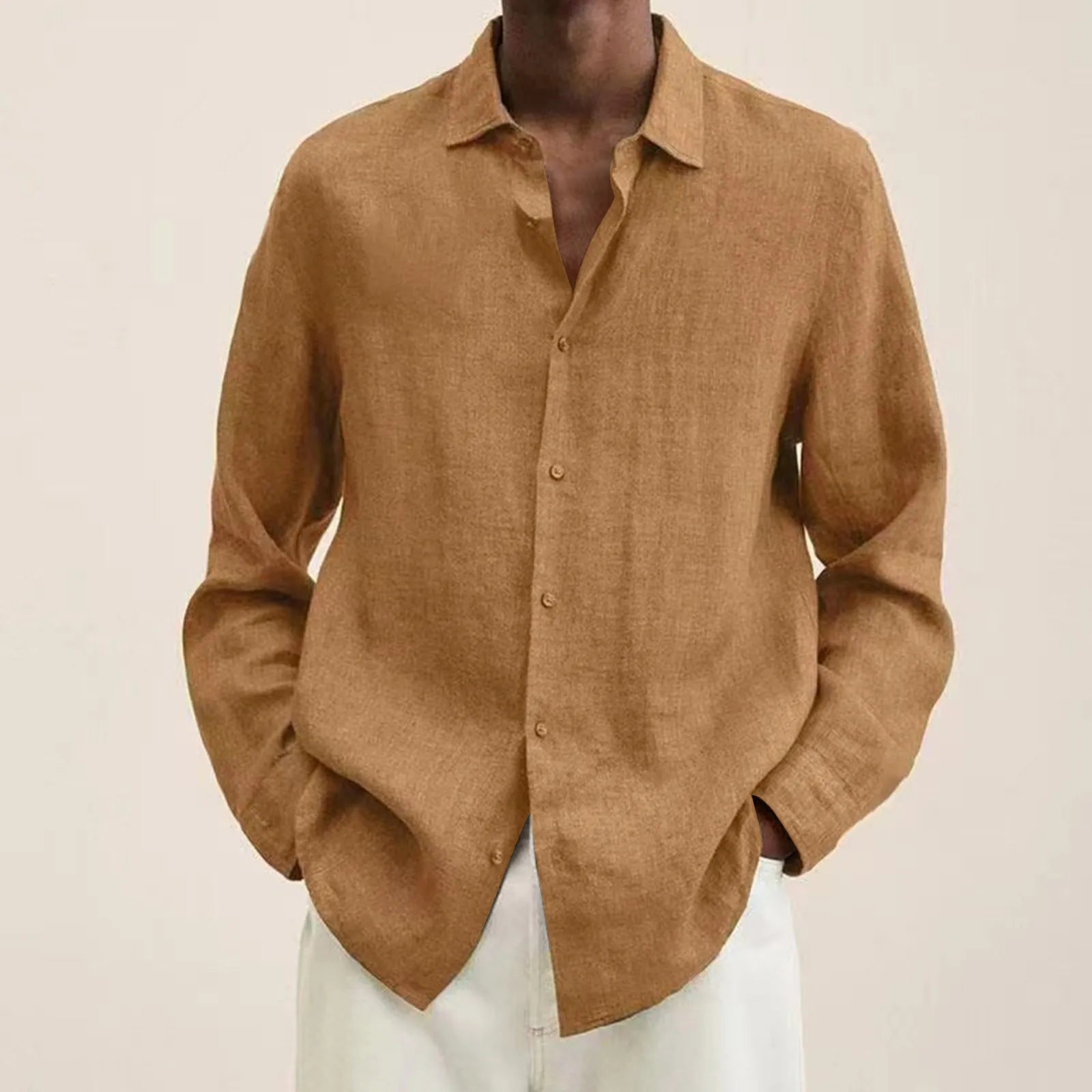 Image variante pour Jeroen - Chemise en coton léger - Confortable - Hommes-11