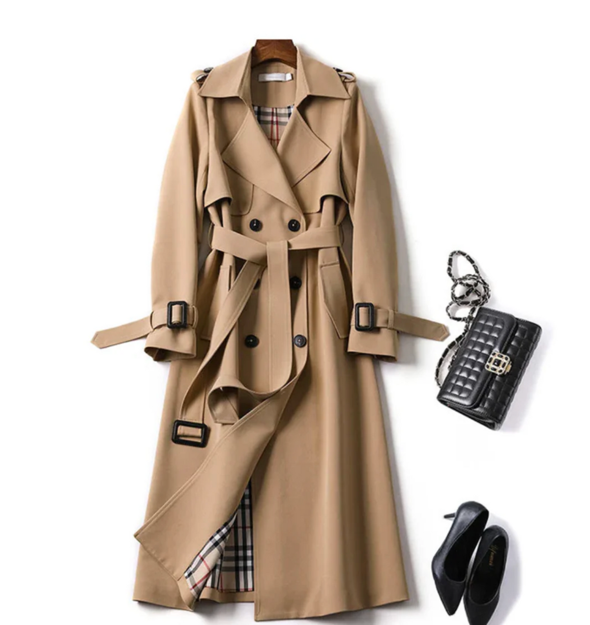 Isabelle | Trench Élégant Long Classique