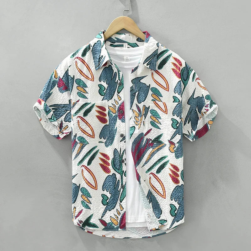 Idris - Chemise Imprimée - Décontractée - Hommes-1