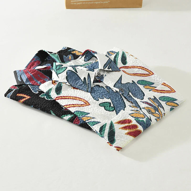 Idris - Chemise Imprimée - Décontractée - Hommes-6