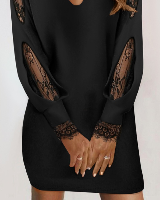 Robe Pull Femme en Dentelle - Louise
