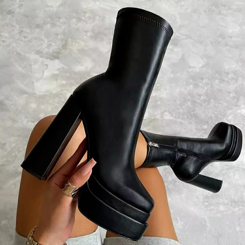 Ava - Bottines À Plateforme