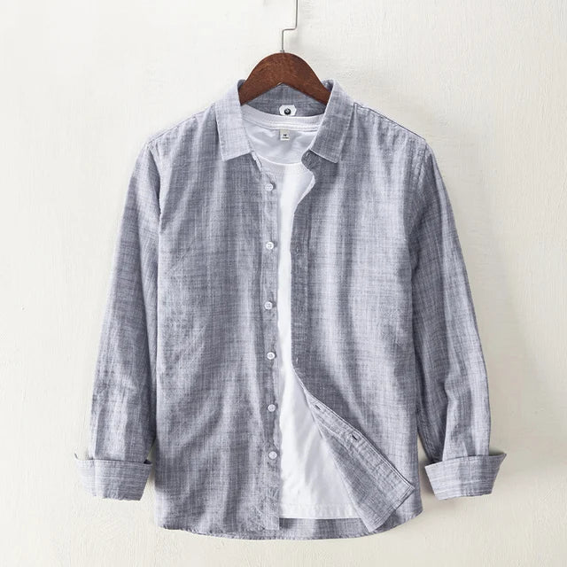 Jeroen - Chemise pour homme à manches longues - Confortable - Chic-3