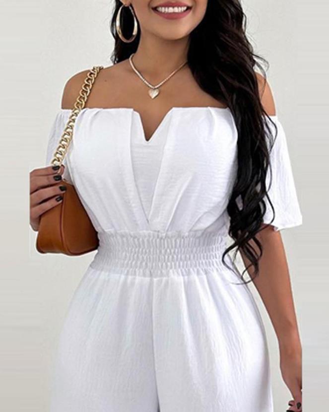 Zita - Zwarte Jumpsuit Dames - Feestelijk en Elegant - Off-Shoulder Model-3