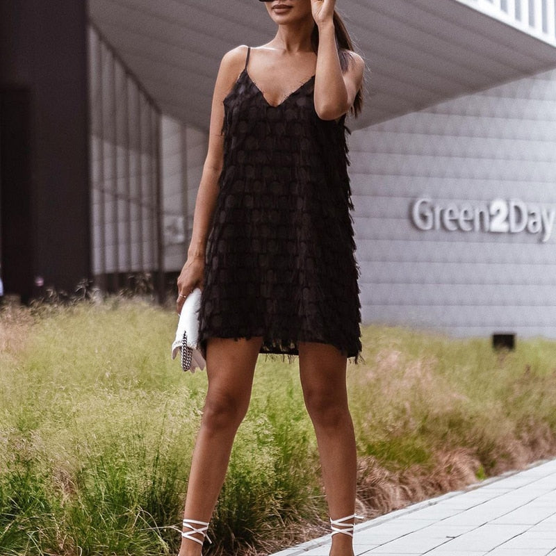 Wanda - Robe Franges Tendance