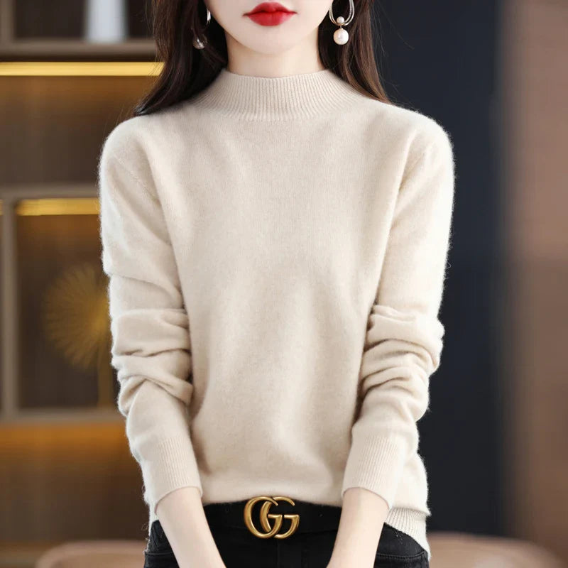 Margaux â Pull chaud col montant pour femme