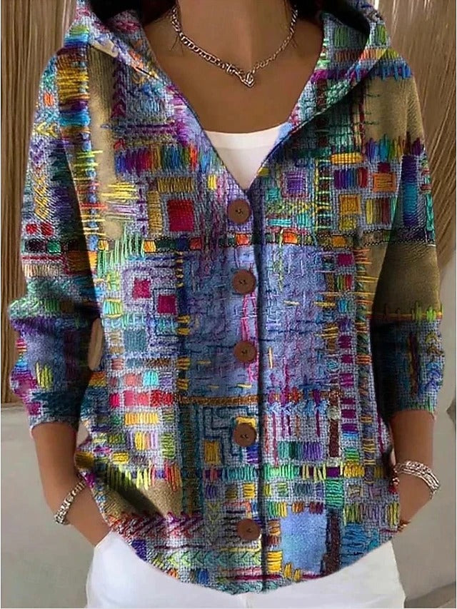 Priya - Gilet Élégant Vintage Boutonné