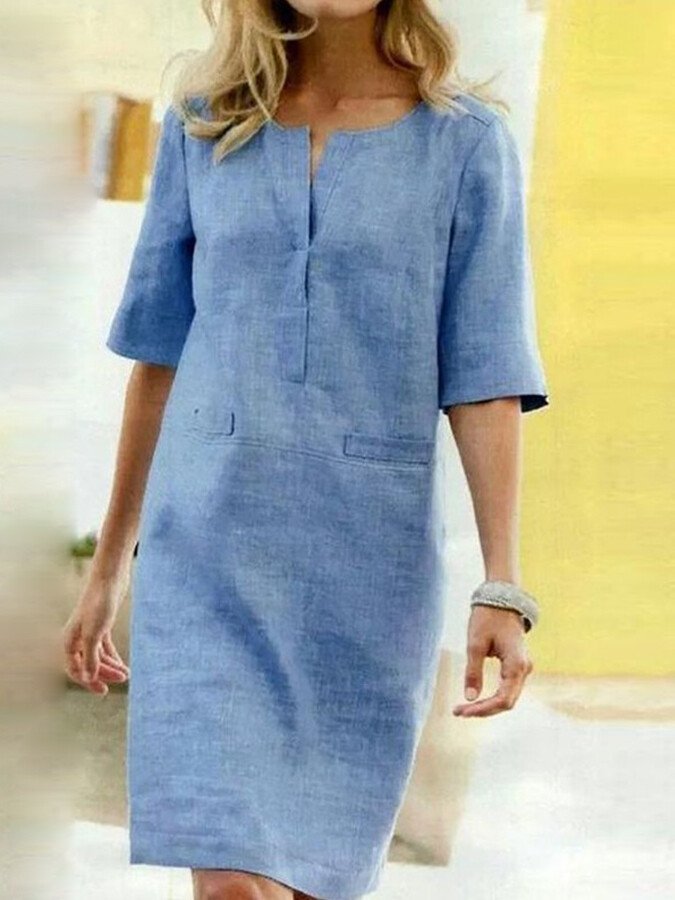 Robe d'ĂtĂ© Femme en Lin - Louise