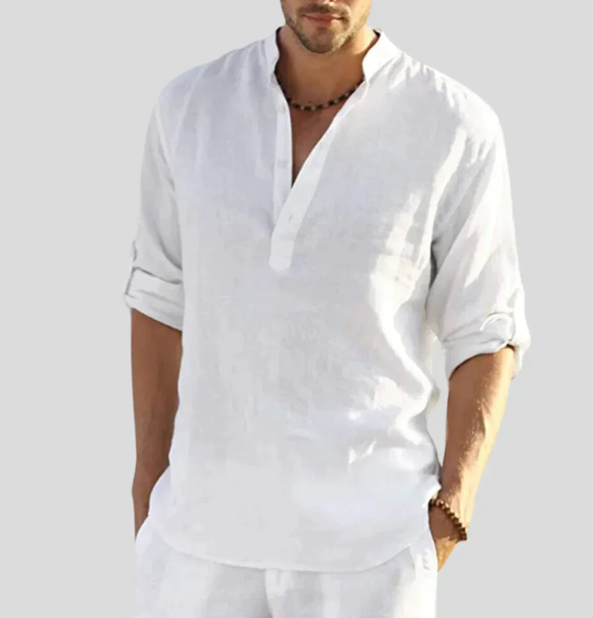 Milan - Chemise en Lin - Élégant - Hommes-1