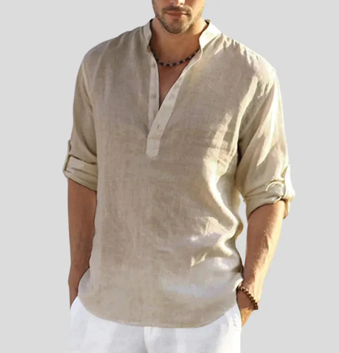 Milan - Chemise en Lin - Élégant - Hommes-2