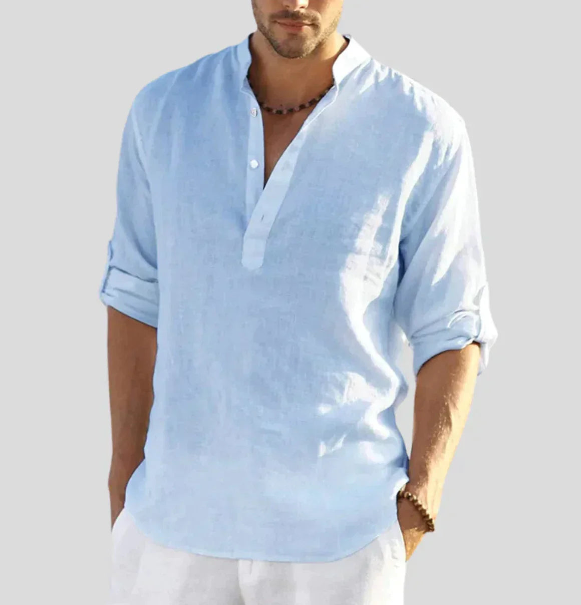 Image variante pour Milan - Chemise en lin - Élégant - Hommes-17
