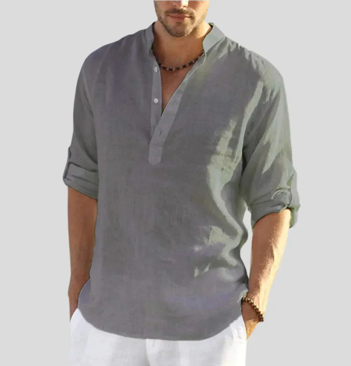 Image variante pour Milan - Chemise en lin - Élégante - Homme-33
