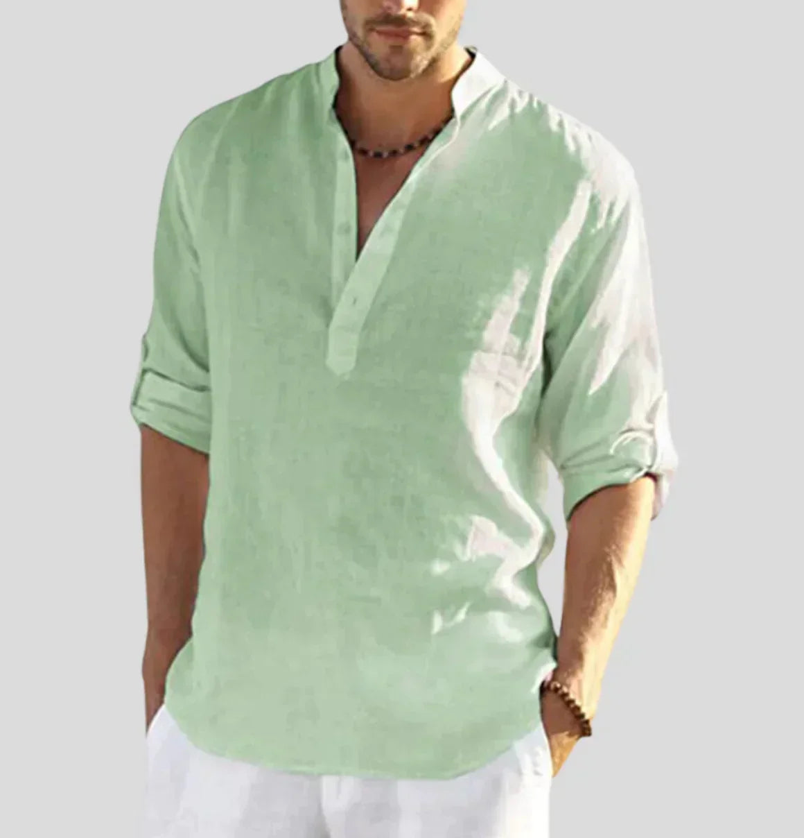 Image variant pour Milan - Chemise en lin - Élégant - Hommes-41