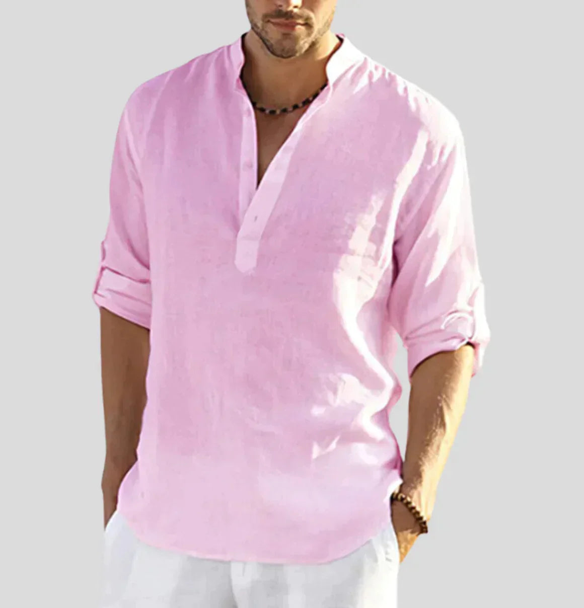 Image de variante pour Milan - Chemise en lin - Élégante - Hommes-49