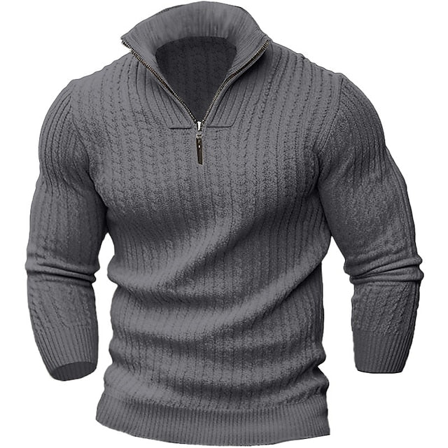 Mathis - Pull homme à demi-zip