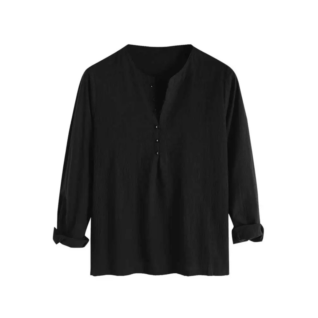 Image variante pour Oisin - Chemise Henley - Décontractée - Hommes-7