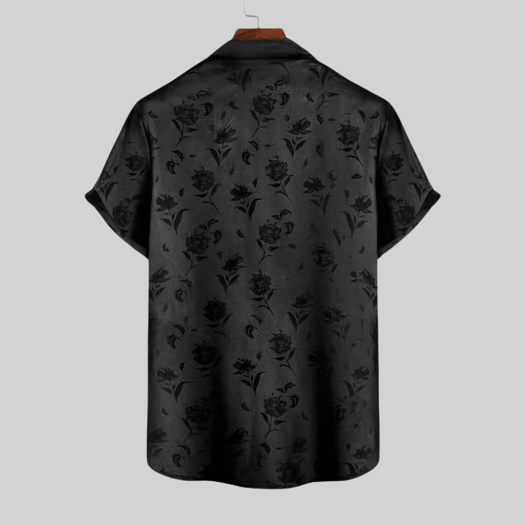 Vince - Chemise en Satin à Fleurs - Style Luxueux - Hommes-2