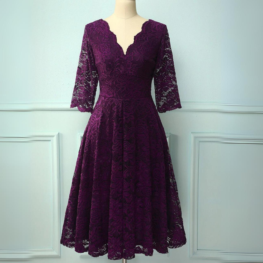 Charlotte - Robe D'Été Légère Mi-Longue Imprimée Femme