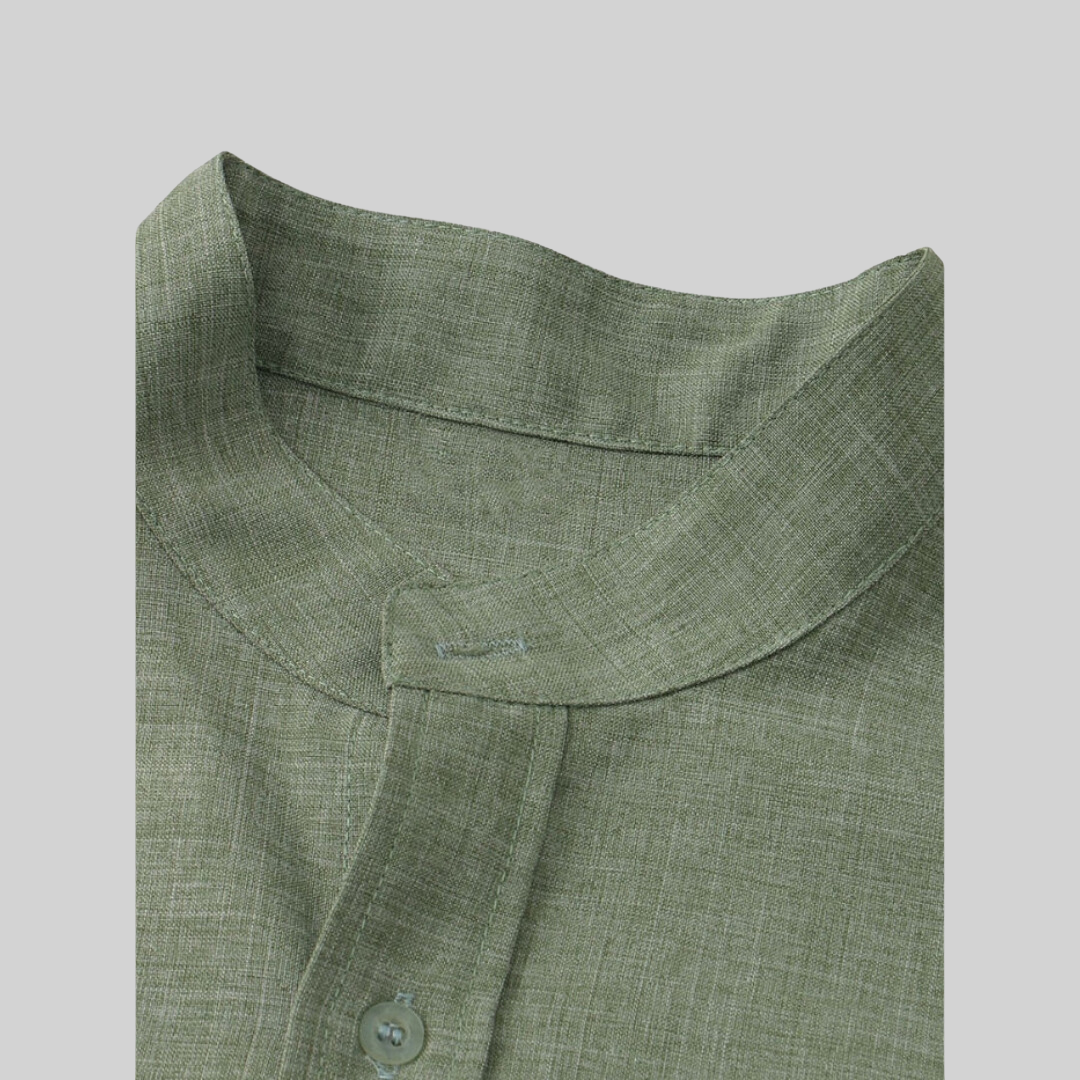 Jannik - Chemise en Lin - Élégant Décontracté - Hommes-3