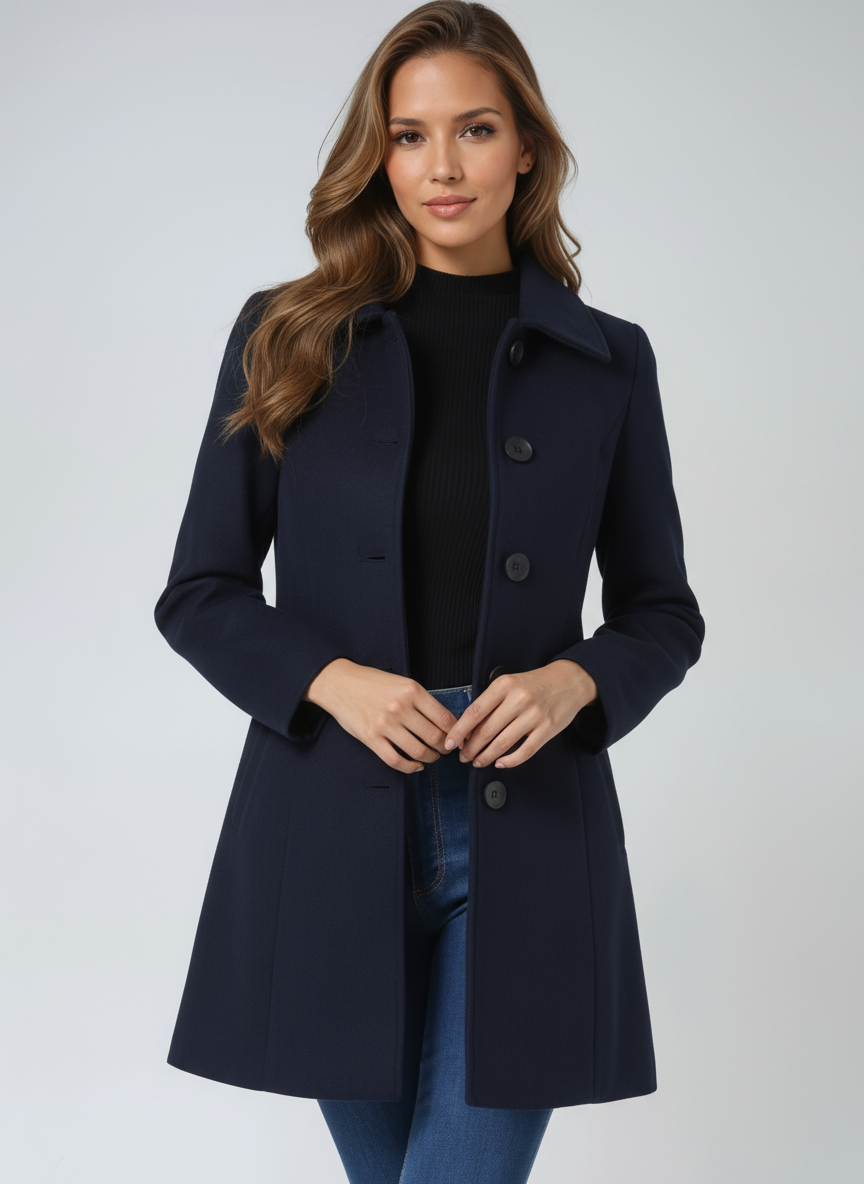 Romane – Trench d’hiver femme élégant