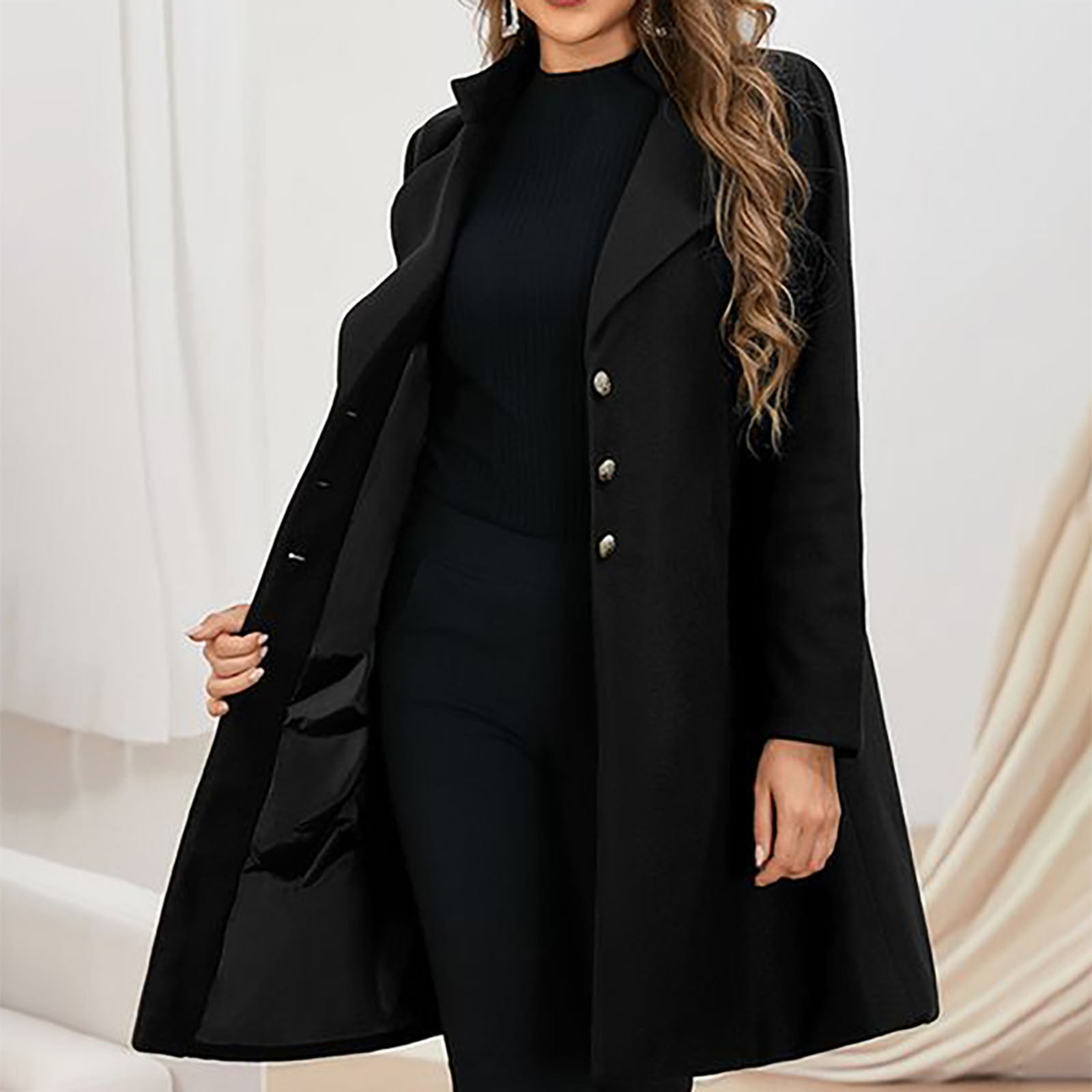Gabrielle - Manteau De Laine Élégant