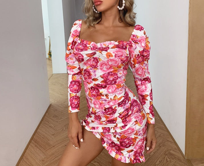 Lotte - Robe Mini - Imprimé Floral et Coupe Élégante - Femmes-4