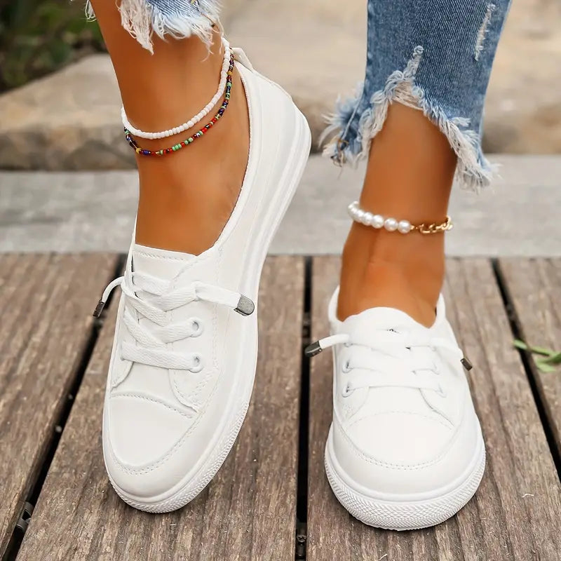 Clara - Baskets basses toile