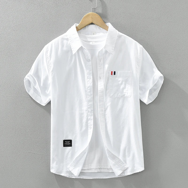 Image variant pour Hugo - Chemise à manches courtes - Élégance décontractée - Hommes-19