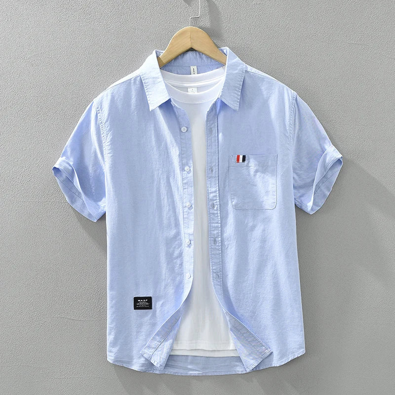 Hugo - Chemise Ă  manches courtes - ĂlĂ©gance dĂ©contractĂ©e - Hommes-2