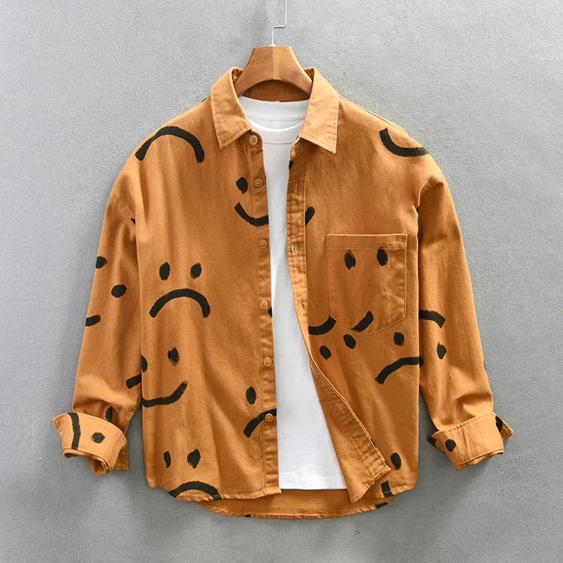 Image variante pour Jeroen - Chemise Smiley - Décontractée - Hommes-7