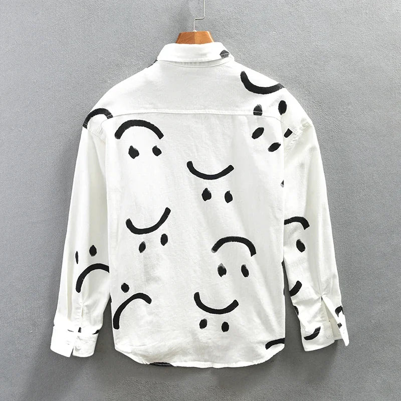 Jeroen - Chemise Smiley - Décontracté - Hommes-4