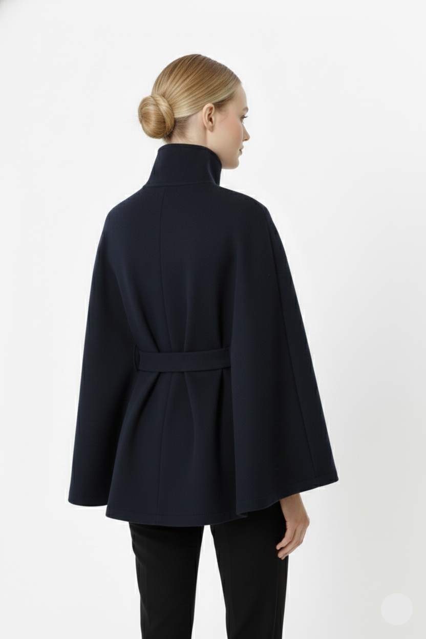 Ivanna – Manteau laine femme à col élégant
