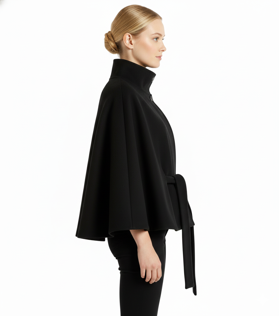 Ivanna – Manteau laine femme à col élégant