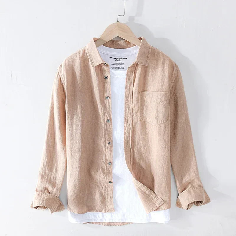 Lachlan - Chemise en lin - Intemporelle - Hommes-6